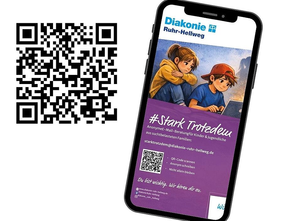 QR-Code zur Aktion Stark trotzdem
